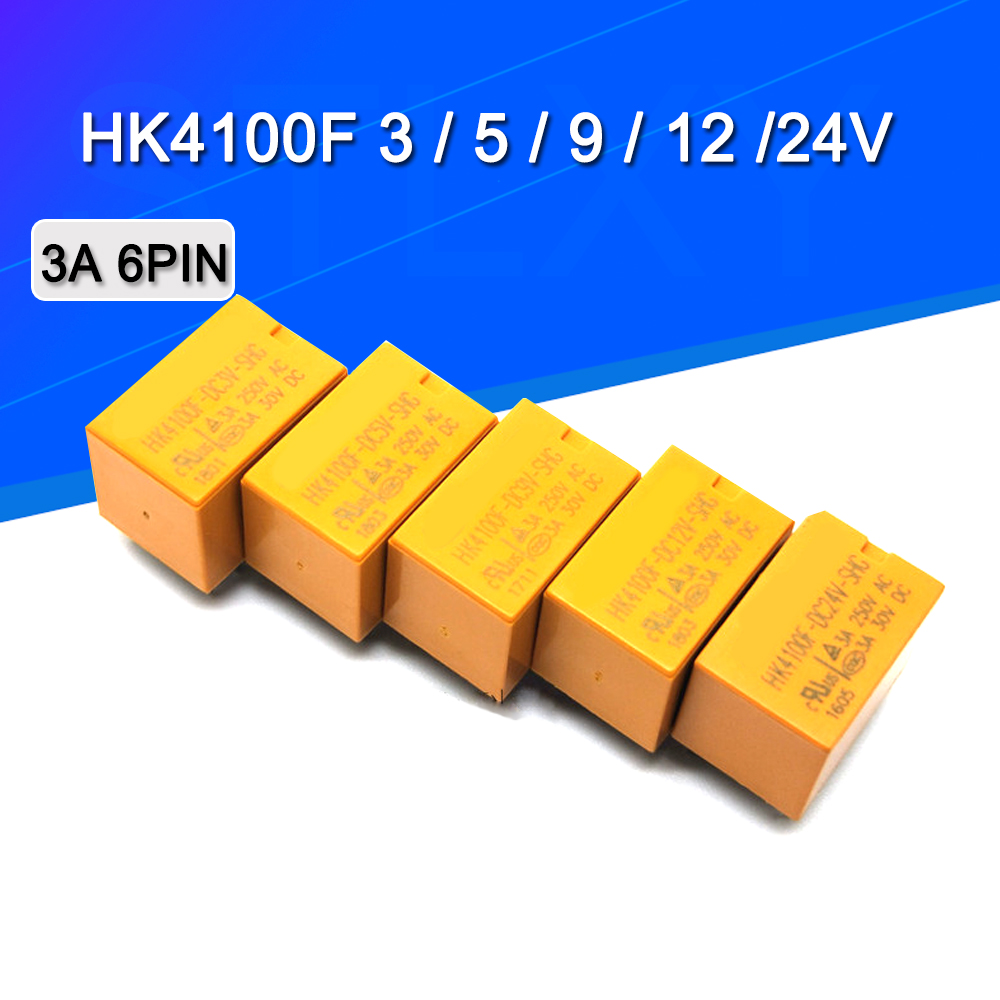 Shelly Relay Module - 5-50 STKS Relais HK4100F-DC12V-SHG HK4100F-DC5V-SHG 6