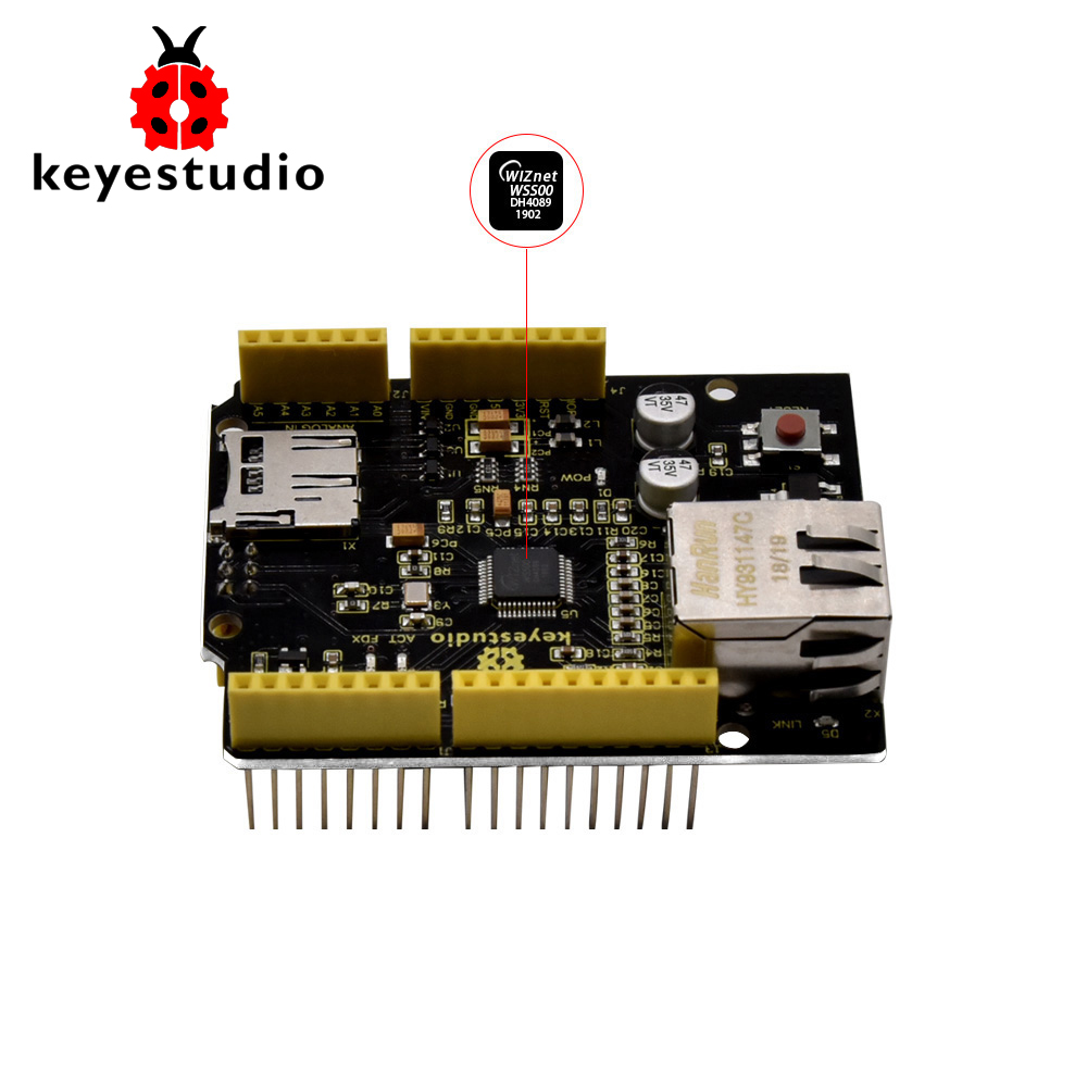 Keyestudio W5500 Ethernet Shie - Ethernet Module W5500 recensie en prijs