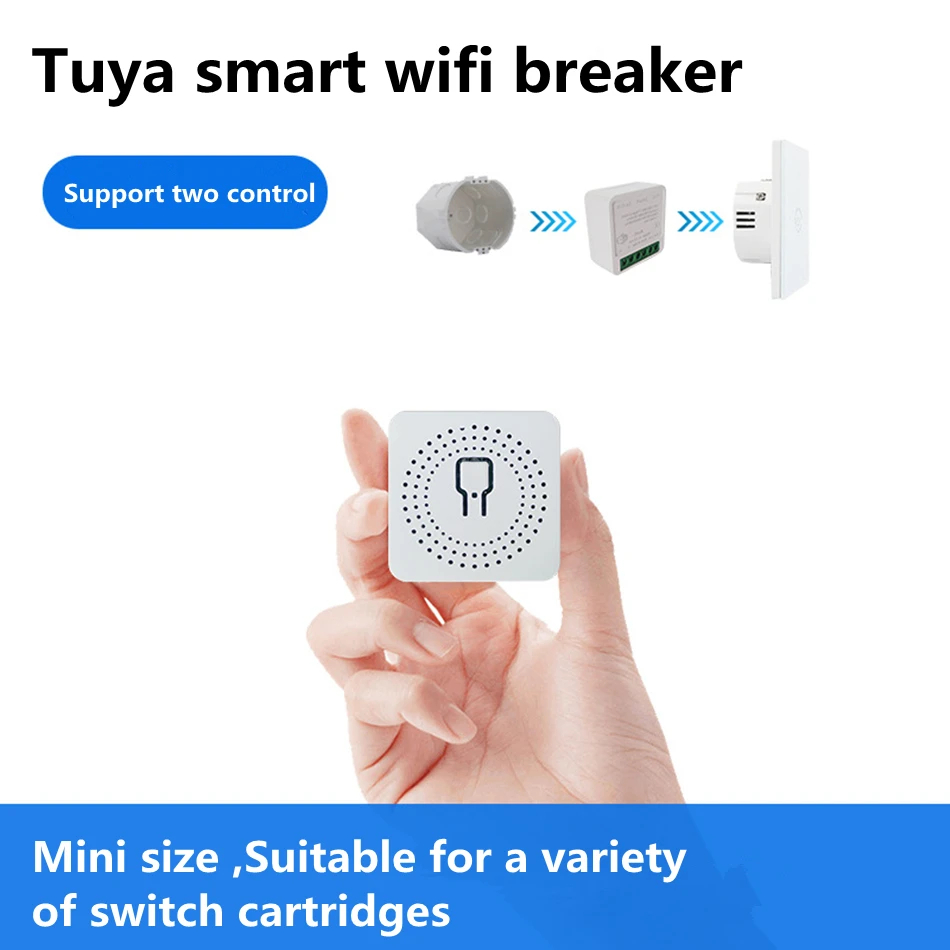 2-wegbediening Tuya Mini 16A W - Home Automation Diy recensie en prijs
