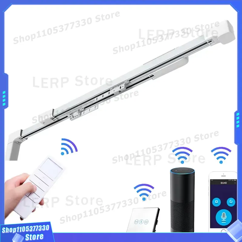 Slim elektrisch gordijnrailsys - Home Automation System Design recensie en prijs